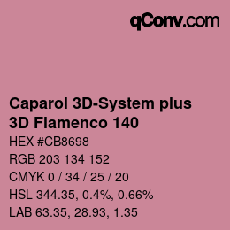 Farbcode: Caparol 3D-System plus - 3D Flamenco 140 | qconv.com