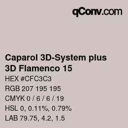 Color code: Caparol 3D-System plus - 3D Flamenco 15 | qconv.com