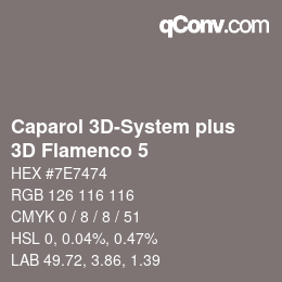 Color code: Caparol 3D-System plus - 3D Flamenco 5 | qconv.com