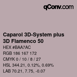 Color code: Caparol 3D-System plus - 3D Flamenco 50 | qconv.com