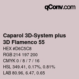 Farbcode: Caparol 3D-System plus - 3D Flamenco 55 | qconv.com