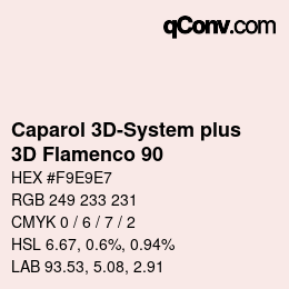 Code couleur: Caparol 3D-System plus - 3D Flamenco 90 | qconv.com