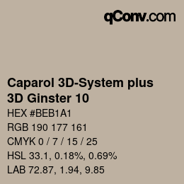 Code couleur: Caparol 3D-System plus - 3D Ginster 10 | qconv.com