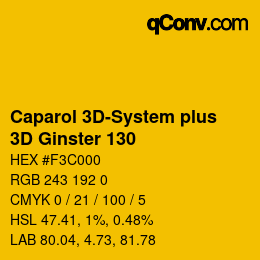 Code couleur: Caparol 3D-System plus - 3D Ginster 130 | qconv.com