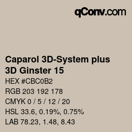 カラーコード: Caparol 3D-System plus - 3D Ginster 15 | qconv.com