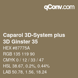 Código de color: Caparol 3D-System plus - 3D Ginster 35 | qconv.com