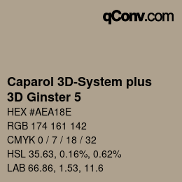 Color code: Caparol 3D-System plus - 3D Ginster 5 | qconv.com