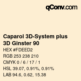 Color code: Caparol 3D-System plus - 3D Ginster 90 | qconv.com