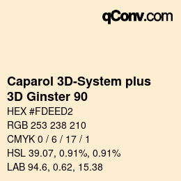 Código de color: Caparol 3D-System plus - 3D Ginster 90 | qconv.com