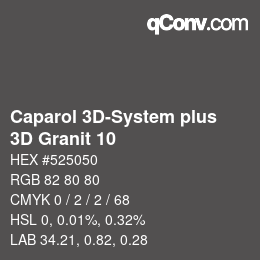 カラーコード: Caparol 3D-System plus - 3D Granit 10 | qconv.com