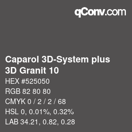 Code couleur: Caparol 3D-System plus - 3D Granit 10 | qconv.com