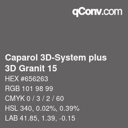 Código de color: Caparol 3D-System plus - 3D Granit 15 | qconv.com