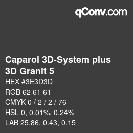 Code couleur: Caparol 3D-System plus - 3D Granit 5 | qconv.com