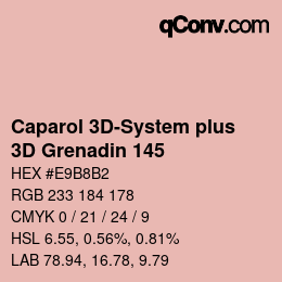 Color code: Caparol 3D-System plus - 3D Grenadin 145 | qconv.com