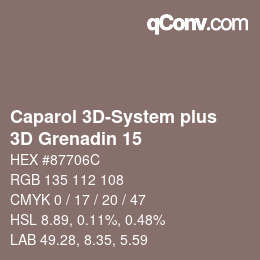 Farbcode: Caparol 3D-System plus - 3D Grenadin 15 | qconv.com