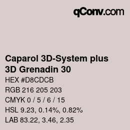Farbcode: Caparol 3D-System plus - 3D Grenadin 30 | qconv.com