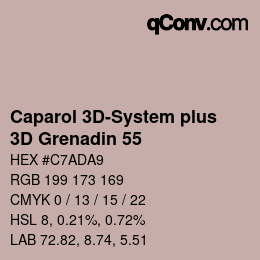 Color code: Caparol 3D-System plus - 3D Grenadin 55 | qconv.com