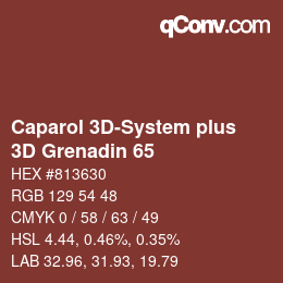 Farbcode: Caparol 3D-System plus - 3D Grenadin 65 | qconv.com