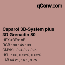 Farbcode: Caparol 3D-System plus - 3D Grenadin 80 | qconv.com