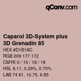 Color code: Caparol 3D-System plus - 3D Grenadin 85 | qconv.com
