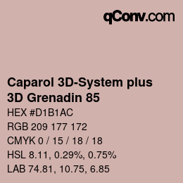 カラーコード: Caparol 3D-System plus - 3D Grenadin 85 | qconv.com