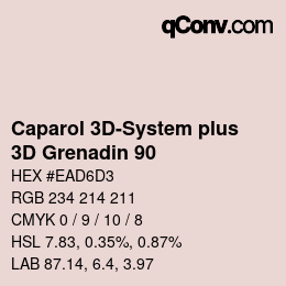 Code couleur: Caparol 3D-System plus - 3D Grenadin 90 | qconv.com