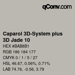 Code couleur: Caparol 3D-System plus - 3D Jade 10 | qconv.com