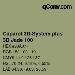 カラーコード: Caparol 3D-System plus - 3D Jade 100 | qconv.com