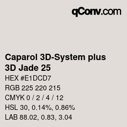 Farbcode: Caparol 3D-System plus - 3D Jade 25 | qconv.com