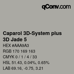 Color code: Caparol 3D-System plus - 3D Jade 5 | qconv.com