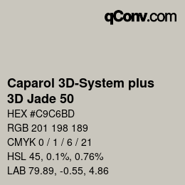 カラーコード: Caparol 3D-System plus - 3D Jade 50 | qconv.com