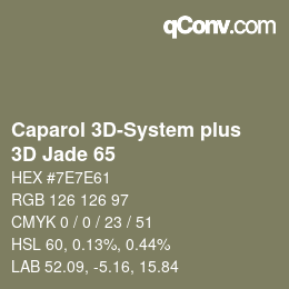 カラーコード: Caparol 3D-System plus - 3D Jade 65 | qconv.com