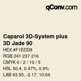 Color code: Caparol 3D-System plus - 3D Jade 90 | qconv.com