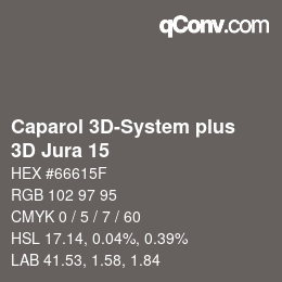 カラーコード: Caparol 3D-System plus - 3D Jura 15 | qconv.com