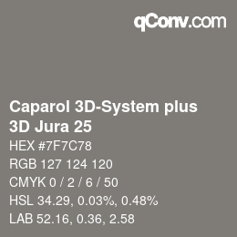 Farbcode: Caparol 3D-System plus - 3D Jura 25 | qconv.com