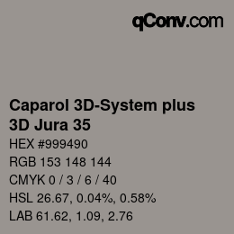 Farbcode: Caparol 3D-System plus - 3D Jura 35 | qconv.com