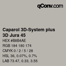 カラーコード: Caparol 3D-System plus - 3D Jura 45 | qconv.com