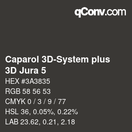 カラーコード: Caparol 3D-System plus - 3D Jura 5 | qconv.com