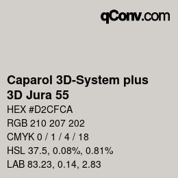 Farbcode: Caparol 3D-System plus - 3D Jura 55 | qconv.com