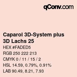Código de color: Caparol 3D-System plus - 3D Lachs 25 | qconv.com