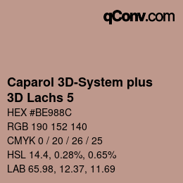 Código de color: Caparol 3D-System plus - 3D Lachs 5 | qconv.com