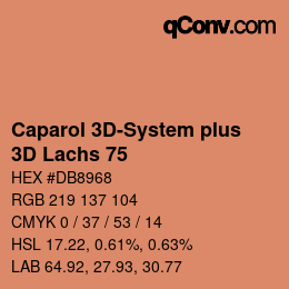カラーコード: Caparol 3D-System plus - 3D Lachs 75 | qconv.com