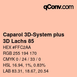 Farbcode: Caparol 3D-System plus - 3D Lachs 85 | qconv.com