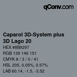 Farbcode: Caparol 3D-System plus - 3D Lago 20 | qconv.com