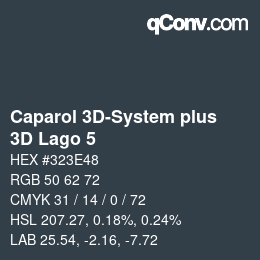 Código de color: Caparol 3D-System plus - 3D Lago 5 | qconv.com