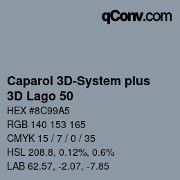 Color code: Caparol 3D-System plus - 3D Lago 50 | qconv.com