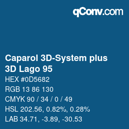 Color code: Caparol 3D-System plus - 3D Lago 95 | qconv.com