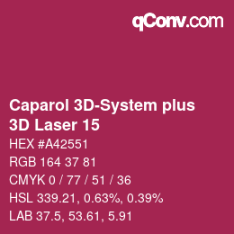 Código de color: Caparol 3D-System plus - 3D Laser 15 | qconv.com