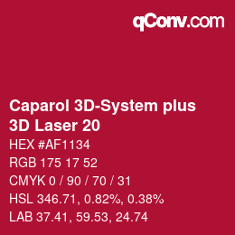 Color code: Caparol 3D-System plus - 3D Laser 20 | qconv.com