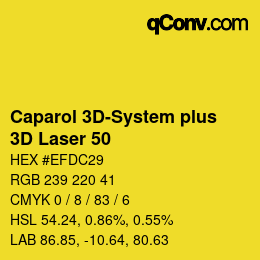 Color code: Caparol 3D-System plus - 3D Laser 50 | qconv.com